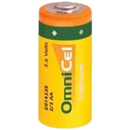 Omnicel ER14335 3.6V 1.65Ah 2/3AA Lithium Button Top Battery ER14335/S